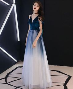 Tulle Skirt Dresses For Banquet And Prom Season, Long Tulle Dress For Prom Season, V-neck Tulle Evening Dress, V-neck Tulle Prom Dress, Tulle V-neck Dress For Prom, Long Tulle Dress For Prom, V-neck Tulle Dresses For Prom, Floor-length Tulle Skirt Dress For Prom Season, Tulle Dress For Banquet