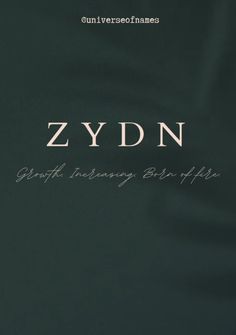 the cover of zyddn