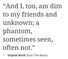 a quote from virginia woff about friends