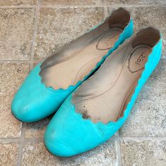 Chloe Ballet Flats, Well Worn With Scuff Marks As Shown Chloe Ballet Flats, Chloe Shoes, Flat Color, Flat Shoes Women, Ballet Flats, Loafer Flats, Chloe, Loafers, Ballet