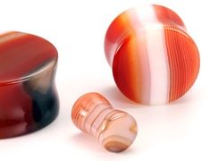 Red Agate Stone Double Flared Plug — Price Per 1 | PainfulPleasures Cheap Handmade Red Plug Earrings, Internally Threaded Jewelry, Red Creek Jasper, Stone Plugs, Tattoo Supplies, Red Agate, Second Best, Nose Piercing, Agate Stone