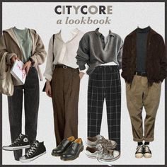 City Core, Academia Aesthetic Outfit, Outfits Retro, Mens Casual Dress Outfits, Men Stylish Dress, Mens Outfit Inspiration, Streetwear Men