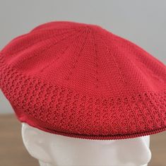 Nwt Kb Ethos Red Medium Mesh Ivy Newsboy Ventair Crochet Golf Flat Ivy Hat Cap Kangol Logo Lightweight Breathable While Still Stylish Ivy Hat, Hat Cap, Ivy, Golf, Mesh, Women Accessories, Size Medium, Hats, ? Logo