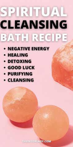 Spiritual cleansing is one of the best ways to detox your body, get rid of negative energy, cleanse your mind, soul, and aura. If you are looking for a simple yet effective spiritual cleansing bath recipe that will help you achieve your spiritual cleansing goals, this bath recipe is definitely worth trying. Spiritual Cleansing Bath Ritual, Cleanse Negative Energy Spiritual, Cleanse My Energy, Energy Cleanse Bath, Bath Cleanse Ritual, How To Cleanse Your Body Of Bad Energy, Cleansing Bath Ritual Recipe, Spiritual Bath Recipes Protection, Protection Bath Recipe