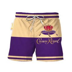 Crown Royal Beige And Purple Basic Swim Trunks, Crown Royal swim trunks, Crown Royal swim shorts, men's Crown Royal swim trunks, Crown Royal shorts, Crown Royal board shorts, Crown Royal beach shorts, man's shorts, man's Workout Shorts, man's swim trunks Male Crown, Hawaiian Shorts, Mens Swim Trunks, Crown Royal, Beach Shorts, Swimwear Collection, Swim Trunks, Board Shorts, Swim Shorts