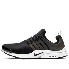 Nike Air Presto 'Black White' CT3550-001 (SNKR) Nike Air Presto Black, Air Presto, Nike Air Presto, Nike Air, White And Black, Black White, Nike, Black And White, White