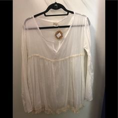 Lovely Tunic. Long Sleeve, Shift Silhouette Cotton Material, V Neck, Boho Is For Summer, Spring And Fall (Nlvst001) Measurement: Lg:17 In Pit To Pit X 27 In Length 09/02/2023 Flowy White Top For Beach Cover-up, Chic Flowy Top For Beach Cover-up, Sheer V-neck Top For Vacation, Sheer Long Sleeve Tops For Beach, Sheer Long Sleeve Beach Tops, Fitted V-neck Top For Beach Cover-up, Chic Long Sleeve Blouse For Beach Cover-up, Chic White Blouse For Beach Cover-up, White Sheer Tops For Daywear