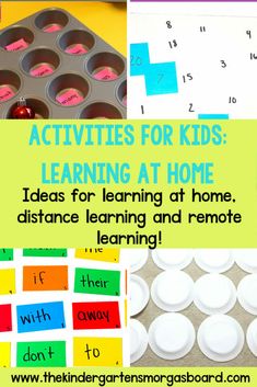 activities for kids to learn at home