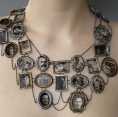 Steampunk Mode, Moda Steampunk, Mode Steampunk, Portrait Necklace, Family Tree Necklace, Tree Necklace, Steampunk Fashion, Bijoux Diy, Family Tree