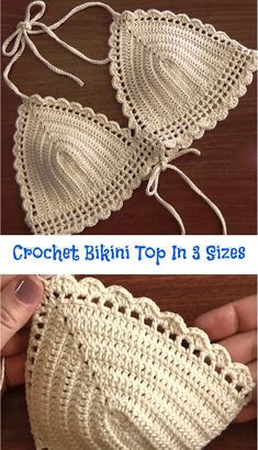 Terrific Totally Free how to crochet bikini Strategies Bikinioberteil in 3 Größen häkeln Wenn die Sommersaison beginnt, möchten Sie Ihren Strand oder #bikini #crochet #Free #Strategies #Terrific #Totally Crochet Wallet, Bikinis Crochet, شال كروشيه, Crochet Bra, Mode Crochet, Crochet Swimwear, Crochet Summer Tops, Crochet Halter, Beginners Knitting