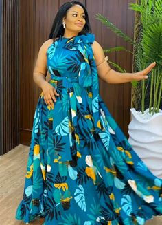 Simple Dress Styles, Ankara Outfits, African Print Tops, Simple Gowns, Fashionable Dress, African Fashion Women Clothing, Chiffon Fashion