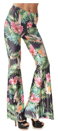 Have some fun with your wardrobe and these comfy, stretchy parrot leggings!  Featuring a Sulfur-crested cockatoo parrot in a tropical setting. Trendy Summer Full-length Flares, Trendy Flare Yoga Pants, Trendy Flare Stretch Yoga Pants, Trendy Flare Yoga Pants For Spring, Trendy Flared Yoga Pants For Spring, Summer Flare Stretch Leggings, Flare Stretch Leggings For Summer, Spring Casual Flare Yoga Pants, Casual Flare Yoga Pants For Spring