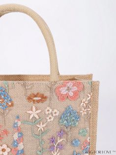 BagForLove - Embroidered Beach Tote with Double Handles - Small Random Pattern Design Product Description Color Multicolor Strap Type Double Handle Details Embroidery Bag Size Small Pattern Type Tropical Style Vacation Type Top Handle Bag Closure Type No-closure Material Polyester Composition 30% Polyester Care Instructions Do not wash Size Chart INCH CM Bag Length Bag Width Bag Height Handle Height 12 inch 3.9 inch 7.5 inch 5.1 inch Bag Length Bag Width Bag Height Handle Height 30.5 cm 10 cm 19 Embroidered Crochet, Random Pattern, Embroidered Tote, Bag Inspiration, Embroidery Bags, Inch Bag, Tropical Style, Bags Tote, Beach Tote