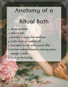 Spiritual Cleansing Bath, Spiritual Bath, Bath Recipes, New Moon Rituals, Ritual Bath, Spiritual Cleansing, Herbal Magic, What Is Your Favorite, Kitchen Witch