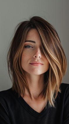 Lob Hairstyles For Fine Hair, Lob Hairstyles, Rambut Brunette, Hairstyles For Fine Hair, Lob Hairstyle, Haircuts For Fine Hair, Haircut Ideas, Medium Length Hair Cuts