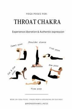 the yoga poses for throat chakraa, with instructions on how to do it