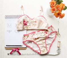 Hey, I found this really awesome Etsy listing at https://www.etsy.com/listing/219291412/bra-and-panties-sewing-pattern-set-for Bra Sewing Pattern, Bralette Pattern, Lingerie Patterns, Lingerie Vintage, Sewing Lingerie, Bra Pattern, Lace Nightgown, Lingerie Sets, Woven Fabrics