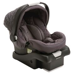 an infant car seat is shown in this image