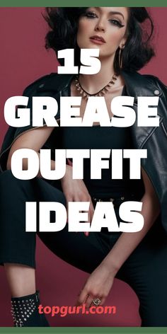 15 Electrifyin’ Grease-Inspired Outfits to Rock Your Socks Off Grease 50's Outfits, Cute 50s Outfits Vintage, Pink Ladies Outfit Ideas, Grease Style Outfits, Grease Inspired Outfits Pink Ladies, 50s Rock Fashion, 50s Outfit Ideas Women, 50s Outfits For Women Casual, 50s Theme Outfit Women