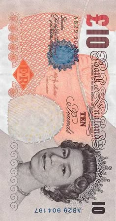 an image of a woman's face on a bank note