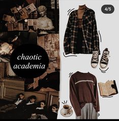 Academic Romanticism, Chaotic Academia Aesthetic Outfit