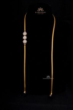 Gold Jewellery - 22 KT Yellow Gold (32.49 gram) Kameswari Jewellers, Gold Jewels Design, Gold Earrings Models, Gold Chain Design, Gold Necklace Simple, Mangalsutra Designs, Fancy Blouses, Fancy Blouse Designs, Gold Jewelry Fashion