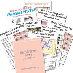 the complete guide to how to make perfect hsts for quilting and crochet