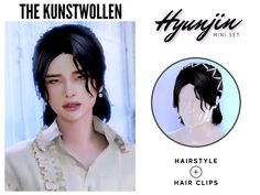 an image of a woman's haircut with the name hyronin on it