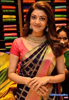 Kajal Agarwal In Saree, Tamil Actress Images, South Indian Movie, Indian Movie, Indian Actors, Kajal Agarwal, Pattu Saree, Indian Movies, Latest Movies