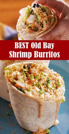 the best old bay shrimp burritos