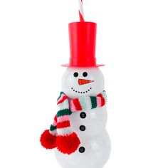 Snowman Sipper - Shop Sweet Lulu Gold Straws, Candle Party Favors, Balloon Tassel, Snow Much Fun, Candle Favors, Bottle Of Wine, Hallmark Movies, Holiday Gift Wrap, Holiday Ready