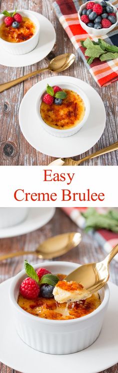 this is an easy creme brulee recipe