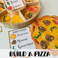 Pizza Books For Preschool, Pretend Play Preschool, Pizza Craft, Printable Busy Book, Play Preschool, Recipes Pizza, Activity Preschool, Printable Kindergarten, Pizza Day