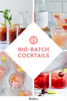 Batch Cocktails Spring, Pitcher Margaritas, Best Dinner Party Recipes, Cheap Cocktails, Batch Cocktail Recipe, Ginger Beer Cocktail, Pitcher Drinks, Breakfast Cocktails, Entertaining Food