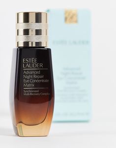 Eye serum by Estée Lauder TLC for tired eyes Ultra-nourishing eye concentrate helps to reduce the look of fine lines in multiple eye zones Designed to target multiple signs of ageing Cushions, nourishes and hydrates Suitable for all skin types Lightweight, oil-free texture Formulated with Chronolux™ Power Signal Technology to help plump the skin, reducing the appearance of fine lines and wrinkles Aims to add radiance to the delicate eye area and reduce the appearance of pores Cooling cryo-steel… Estee Lauder Advanced Night Repair, Advanced Night Repair, Free Textures, Tired Eyes, Estée Lauder, Eye Serum, Puffy Eyes, Eye Area, Estee Lauder