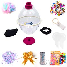 PRICES MAY VARY. Product List: Balloon stuffer machine, 5 pieces of custom wide mouth BOBO balloons, 100 pieces of small balloons, a bag of balloon sequins, a bag of paperm, a bag of feather, 79 inch of light wire, 10 pieces of bow tie and a roll flash rope ; Function: two size of stuffer mouth, can be stuffing small balloons, can be stuffing the flower make Bouquet balloon, can be stuffing shose, diamond ring, red wine, plush toy and so on ! PC material, Drop-resistant and not easy to break, ca Balloon Stuffing Machine, Rose Bouquet Wedding, Bobo Balloons, New Pc, Small Balloons, Christmas Birthday Party, Product List, Balloon Art, Gift Art