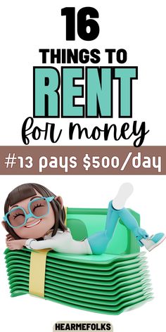 Things to rent out for money, things to rent for birthday parties, make money, passive income ideas Extra Income From Home, Side Hustle Passive Income, Extra Income Online, Quick Cash, Online Work From Home, Online Side Hustle, Earn Extra Income