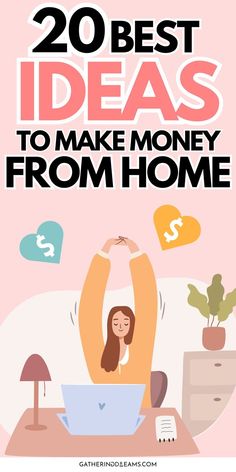 make money from home Time To Make Money, How To Make Up, Home Based Jobs, Make Money From Pinterest, Make Money Today, Easy Jobs, Find Money