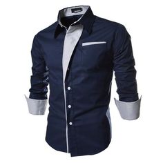 Social Clothes, Mens Shirts Online, Fashion Edgy, Mens Stripes, Fitted Dress Shirts, Slim Fit Shirt, Slim Fit Men, Mens Shirt Dress