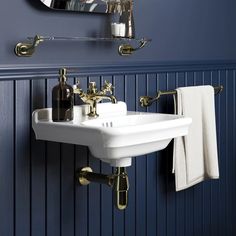 Burlington Guild 450mm Wall Hung Basin | Sanctuary Bathrooms Wall Hung Basin, Cloakroom Basin, Dutch House, The Guild, Basin Sink, Basin Taps, Toilets, 1 Or 2, Bathroom Inspiration