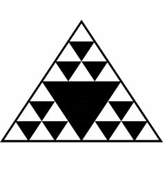 an image of a triangle with triangles on it