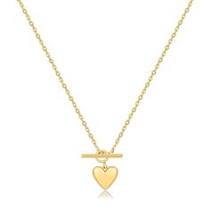 Micro Heart Toggle Pendant Necklace Silver 925 Necklace, Domed Ring, Brass Jewelry, Jewelry Cleaner, Gold Plated Sterling Silver, 10k Gold, Heart Charm, Gold Vermeil, Beautiful Rings