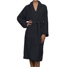 Slip into the dreamy softness of our Cotton Ultra-Soft Terry Bath Robe. Crafted from long-staple combed cotton, this gorgeous robe provides maximum comfort after stepping out of the shower or bath. This unisex adult robe is styled with a soft shawl collar, matching belt, two front patch pockets, and fold-back cuffs. The terry loop weave is highly absorbent and has a luxurious feel. Available in a variety of colors and four size options, lounge around in style with this plush bathrobe. This robe Soft Shawl, Linen Store, Blue Nile, Kimono Sleeve, Birch Lane, Comfy Fits, Terry Cloth, Shawl Collar, Clothing Patterns