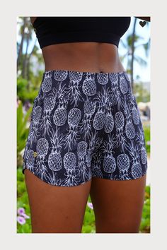 Our famous Black Pineapple Runners are in stock! | New Arrivals! | Pineapple Collection | Shop aloha inspired tanks, tees, activewear, and accessories at Love Fitness Apparel - designed with aloha in Hawaii High Waist Biker Shorts With Built-in Shorts For Beach, Beach Season Swim Trunks With Built-in Shorts, Summer Beach Activewear With Built-in Shorts, Beach Season Activewear With Built-in Shorts For Vacation, Yoga Shorts With Built-in Shorts For Beach Season, Summer Workout Bottoms With Built-in Shorts, Summer Swimwear With Built-in High-waisted Shorts, Summer Gym Shorts With Built-in Shorts, Summer Gym Athletic Shorts