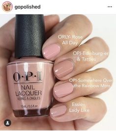 Fall Nails Opi Gel 2024, Opi Nail Polish Colors Fall 2024, Neutral Brown Nails Opi, Opi Natural Mauvement, Opi Gel Nail Polish Colors, Makeup Capsule, Opi Gel Nail Colors, 30 Nails