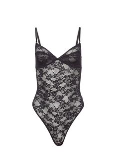 Le Stretch Wireless BodysuitWork your body. Our Le Stretch Lace Wireless Bodysuit, cut from ultra comfortable 4-way stretch lace with triangle cups for a smooth, seamless finish. Features luxe silk adjustable straps, and snap bottom closure with thong cut back. Bottom cups lined with mesh for added coverage. Pair with trousers or Le Stretch Lace Garter and thigh highs to make a statement at the bar or in the bedroom.Shop our entire mix and match Le Stretch Lace collection here.Body: 37% Nylon, 2 Lace Bodysuit With Built-in Bra For Night Out, Lace Trim Bodysuit With Spaghetti Straps, Elegant Lace Bodysuit With Spaghetti Straps, Elegant Stretch Bodysuit With Adjustable Straps, Fitted Lace Bodysuit With Spaghetti Straps, Elegant Black Bodysuit With Adjustable Straps, Lace Shapewear Bodysuit With Lined Body, Elegant Bodysuit With Adjustable Straps For Night Out, Elegant Underwire Bodysuit With Lace Trim