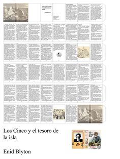 the front page of an article in spanish, with pictures of people and animals on it