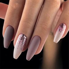 Nail Trend, Coffin Nails Long, Glitter Acrylics, Coffin Nails Designs, Nail Arts, Nail Polishes, Gorgeous Nails, Cute Acrylic Nails