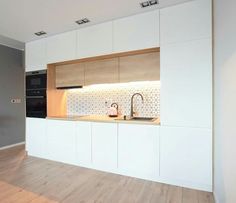 the kitchen is clean and ready for us to use in its new home or apartment