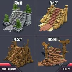 four different types of structures in the game